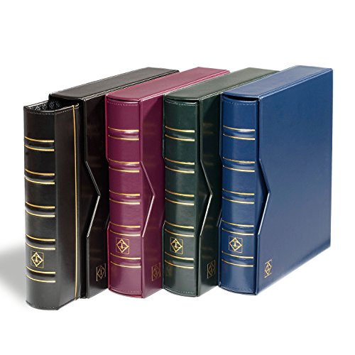 Leuchtturm 313506 coin album OPTIMA, in classic design incl. slipcase, black - Ilgrandebazar