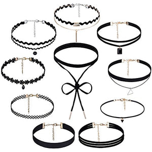 Rovtop 10 Pezzi Chocker Collana, Girocolli Bohemien Collane,... - Ilgrandebazar