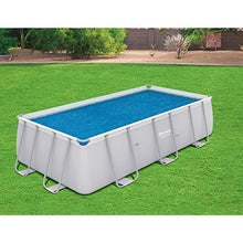Carica l'immagine nel visualizzatore di Gallery, Bestway 58240 Telo termico per piscina fuori terra rettangolare da 404x201x100 E 412x201x122 cm