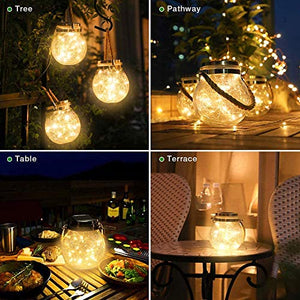 Lanterne da Esterno Solari Decorative, JIMACRO 30cm Grandi Luci