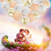 Carica l'immagine nel visualizzatore di Gallery, AUSYDE Palloncini in Oro Rosa e coriandoli Lattice oro - Ilgrandebazar