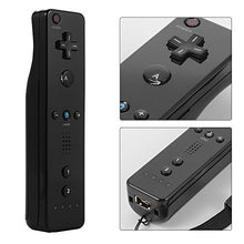 Carica l&#39;immagine nel visualizzatore di Gallery, Tanouve Controller Wii Motion Plus, 2 In 1 Nunchuck Costruito Nero - Ilgrandebazar
