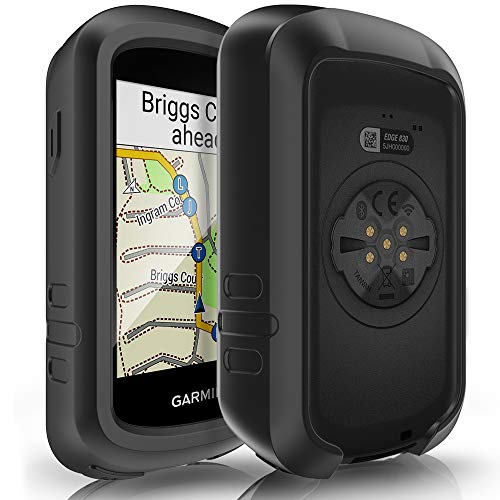 TUSITA Custodia per Garmin Edge 830 - Cover protettiva in silicone NERO