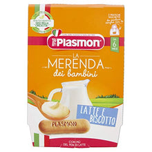 Carica l&#39;immagine nel visualizzatore di Gallery, Plasmon Merenda dei Bambini Latte e Biscotto, 24 x 120 g