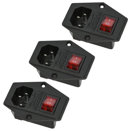 QLOUNI Spinotto adattatore Spina maschio 3pz Modulo interruttore Modulo...