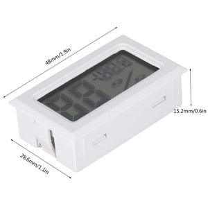 Igrometro Digitale Grande Schermo LCD Termometro di umidità per la White - Ilgrandebazar