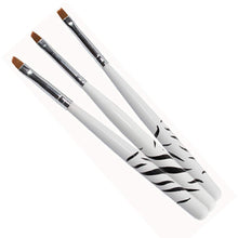 Carica l&#39;immagine nel visualizzatore di Gallery, Gel UV per LED in fibra di vetro chiaro 30 ml incl. Set pennelli da