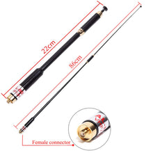 Carica l&#39;immagine nel visualizzatore di Gallery, AL-800 Antenna Dual Band SMA-Femmina Allungabile VHF/UHF 2 Meter SMA-Female - Ilgrandebazar