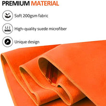 Carica l&#39;immagine nel visualizzatore di Gallery, Eono by Amazon - Asciugamano in Microfibra, M - 100cm x 50 cm, Arancione
