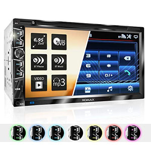 XOMAX XM-2D6907 Autoradio con mirrorlink, Schermo Touch Screen da 17,7 cm /...