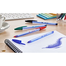 Carica l'immagine nel visualizzatore di Gallery, Bic Cristal Soft Punta Media 1,2 mm Confezione 10 Penne con Cappuccio Nero