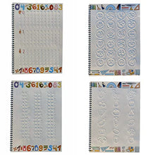 Carica l&#39;immagine nel visualizzatore di Gallery, GROOVE Calligraphy 4 Quaderni Riutilizzabili, A4 con Scanalature Premium, Alfabeto, Corsivo, Numeri, Disegni+2 Penne Magiche+10 Inchiostro+2 Correttori di Postura delle Dita