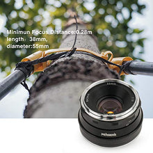 Carica l&#39;immagine nel visualizzatore di Gallery, Pergear 35mm F1.6 Obiettivo fisso Prime Focus per telecamere Fujifilm...