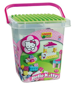 COSTRUZIONE Unico Hello Kitty-Secchio Grande 104pz 8662 - Ilgrandebazar
