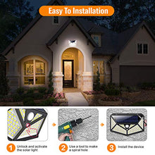 Carica l&#39;immagine nel visualizzatore di Gallery, Luce Solare Led Esterno, Kilponen【Illuminazione a 6 Lati 1500LM】Lampada...