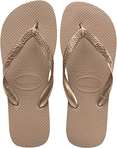 Havaianas Top Tiras, Infradito Donna 33/34 EU, Oro Rose Gold