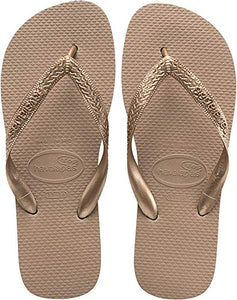 Havaianas Top Tiras, Infradito Donna 33/34 EU, Oro Rose Gold