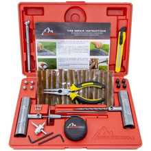 Carica l'immagine nel visualizzatore di Gallery, Boulder Tools Kit Riparazione Pneumatici con Custodia Molle - Kit Tappi per Foratura Pneumatici Tubeless Per Impieghi Gravosi