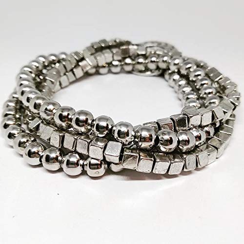 Bracciale 3 in 1 collana corta e lunga Antiallergico Pietre Naturali... - Ilgrandebazar