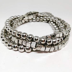 Bracciale 3 in 1 collana corta e lunga Antiallergico Pietre Naturali... - Ilgrandebazar