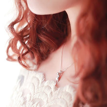 Carica l&#39;immagine nel visualizzatore di Gallery, ANEWISH Donna Collana Gatto Pendente s925 Argento Sterling, 45cm - Ilgrandebazar