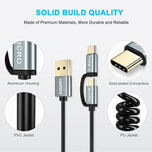 Carica l'immagine nel visualizzatore di Gallery, CHOETECH Cavo USB C Micro [1.2M *2], 2 in 1 Tipo C e Micro... - Ilgrandebazar