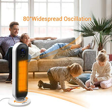 Carica l&#39;immagine nel visualizzatore di Gallery, Termoventilatore Ceramica con Telecomando, PTC Riscaldatore Elettrico... - Ilgrandebazar