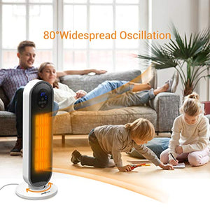 Termoventilatore Ceramica con Telecomando, PTC Riscaldatore Elettrico... - Ilgrandebazar