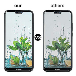 NASFUEY Vetro Temperato [3 Pezzi] Compatibile con Huawei P20 Lite