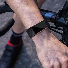 Carica l&#39;immagine nel visualizzatore di Gallery, AK Cinturino per Fitbit Charge 3 Edizione Speciale S, 01 nero