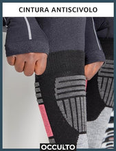 Carica l'immagine nel visualizzatore di Gallery, Occulto 2 paia di CALZE SCI per DONNA, Calde CALZE TERMICHE per SPORT INVERNALI, CALZE SPORTIVI TERMICI per DONNA 39-42 1 Paia Blu | 1 Paia Rosso