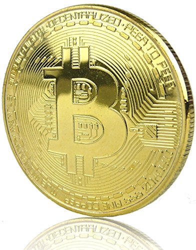 LZWIN Rexul - 1 Moneta Bitcoin, placcata in Oro, Collezione Fisica di Monete... - Ilgrandebazar