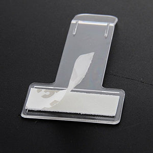 FGF-EU - 2 clip adesive trasparenti per parabrezza dell’auto, esporre... - Ilgrandebazar