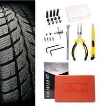 Carica l'immagine nel visualizzatore di Gallery, Boulder Tools Kit Riparazione Pneumatici con Custodia Molle - Kit Tappi per Foratura Pneumatici Tubeless Per Impieghi Gravosi