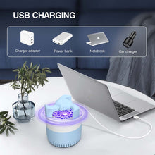 Carica l'immagine nel visualizzatore di Gallery, bubbacare Uccidi Zanzare, Lampada Antizanzare Elettrica, Zanzariera Elettrica con Lampada UV, 180°Zanzariera Elettricaper Uso da Interno ed Esterno, Zanzare, Mosche, Falene, Insetti