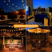 Carica l'immagine nel visualizzatore di Gallery, HALOY Catena Luminosa Esterno Solare 11.5M/37.7Ft 60 LED Luci a Forma di Globo di Cristallo Impermeabile IP65 Catena Luci Esterno Energia Solare Luci da Esterno e Interno per Natale Partito
