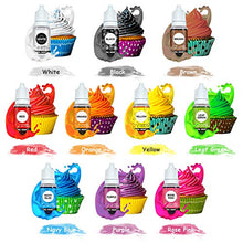 Carica l'immagine nel visualizzatore di Gallery, WayEee Coloranti Alimentari a 10 Colori, Colorante Alimentare Liquido...