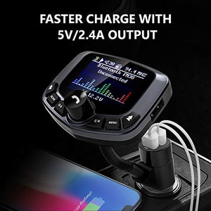 Trasmettitore Bluetooth per Auto, Techrise Fm Auto...