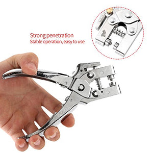 Pinza per Punzonatura a Foro in Ottone con 100 Fori in...