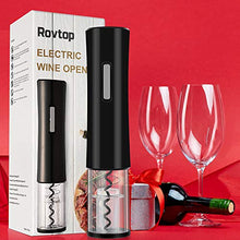 Carica l&#39;immagine nel visualizzatore di Gallery, Rovtop Cavatappi Elettrico,Apribottiglie 4 Aa Batterie