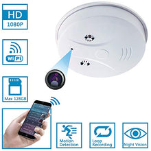Carica l&#39;immagine nel visualizzatore di Gallery, Telecamera Nascosta Wifi,UYIKOO HD Spia Wifi Rivelatore di Fumo...