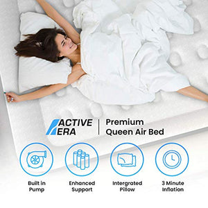 Active Era Materasso Gonfiabile Matrimoniale con Pompa Elettrica Premium