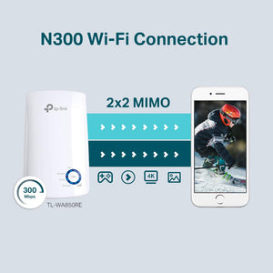 TP-Link TL-WA850RE Ripetitore Wireless Wifi Extender e 300 Mbps, Bianco - Ilgrandebazar