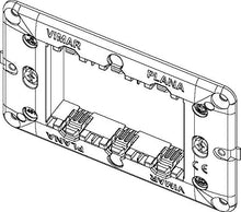 Carica l'immagine nel visualizzatore di Gallery, VIMAR 0R14613 Plana Supporto per placche elettriche da Montare su scatole...