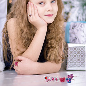 Bambini farfalla anello – bambino arcobaleno – Anello regolabile Little... - Ilgrandebazar