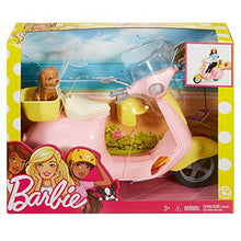 Carica l&#39;immagine nel visualizzatore di Gallery, Barbie Scooter e Cagnolino, Moto con Cucciolo e Casco, Bambola Non Inclusa,... - Ilgrandebazar