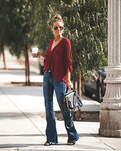 Carica l'immagine nel visualizzatore di Gallery, Aleumdr Jeans Donna Skinny Elasticizzati a Zampa small(EU25-26), Blu - Ilgrandebazar