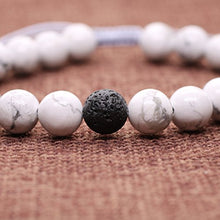 Carica l&#39;immagine nel visualizzatore di Gallery, COAI Coppia Bracciali della Distanza per Lui e Per Lei, Alite, Pietra Lavica