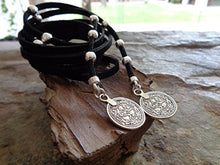 Carica l&#39;immagine nel visualizzatore di Gallery, BLACK BOHO GYPSY CHOKER ★ Colletto avvolgente - Ilgrandebazar