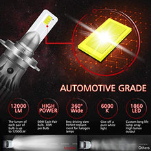 Carica l'immagine nel visualizzatore di Gallery, Lampadine H7 LED 60W 12000LM Sostituzione per Alogena Lampade e Xenon